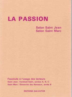 Passion selon Saint Jean...